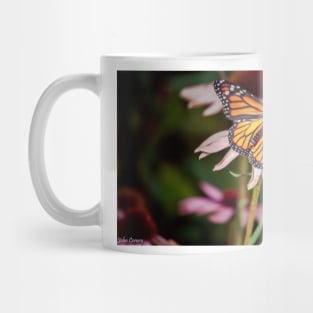 Monarch Butterfly on Purple Coneflower Mug